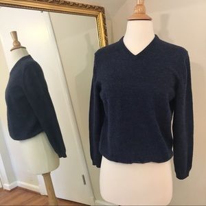 Calvin Klein V-Neck Navy Sweater